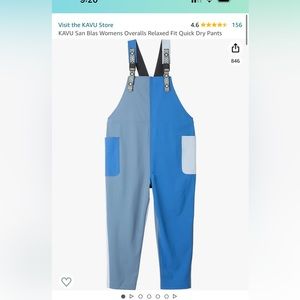 NWT Kavu San Blas Overalls